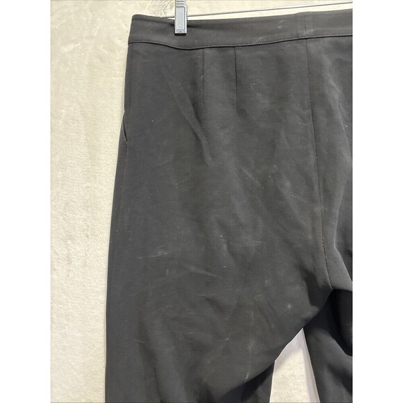 St John Caviar Black Trouser Career Wear Formal Pants Slacks Women's Size 12 - Picture 6 of 14